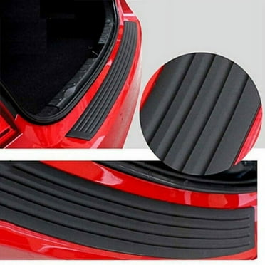 35" Car Tail Trunk Sill Plate Bumper Guard Protector Rubber Pad Cover Trim Cover