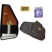 Oscar Schmidt 'Berkshire' 15 Chord Autoharp, Maple Body, Sunburst Finsih, OS15B Bundle, OS15B AC445PACK