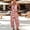 Red, variant on Women's Summer Striped Spaghetti Strap Jumpsuit – Loose Fit, Backless, Side Pocket, Casual & Trendy Long Romper Red,S