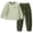 C310 Green, variant on CONZONE Toddler Girls Outfits 2 Piece Set Long Sleeve Cartoon Graphic Tops and Jogger Pants Soft Thick Fall Winter Loungewear Clothes for Girls Size 3-4 Years