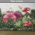 thumbnail image 6 of Ambesonne Christmas Place Mats Set of 4, New Year Celebration, Standard Size, Green Maroon, 6 of 6