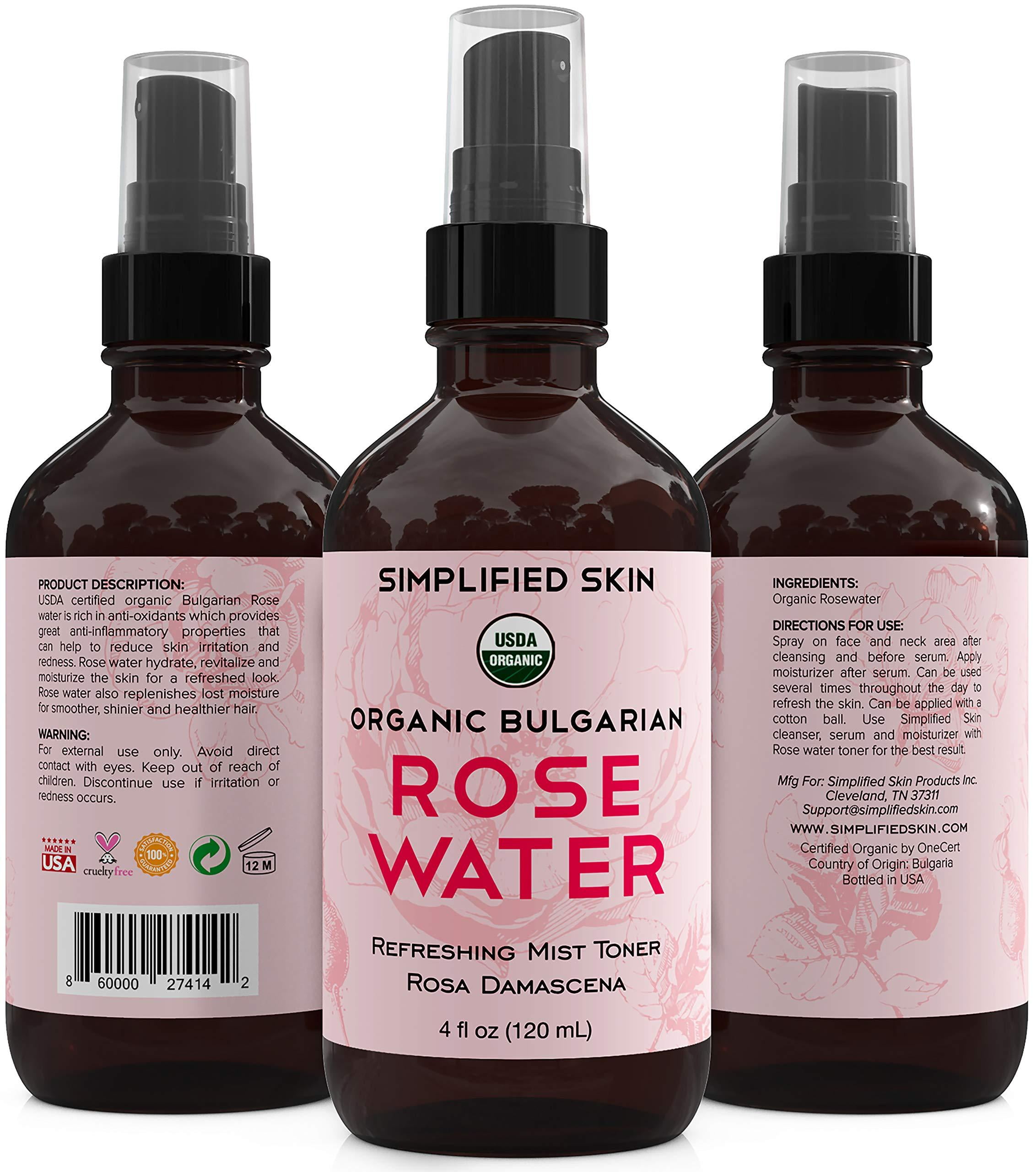  RESURRECTIONbeauty Bulgarian Rose Hydrosol Water with Leucidal®  SF Complete  Facial Toner & Rosewater Distillate Additive for Making  Hyaluronic Acid Serum & Vitamin C Serum, 4oz. : Beauty & Personal Care
