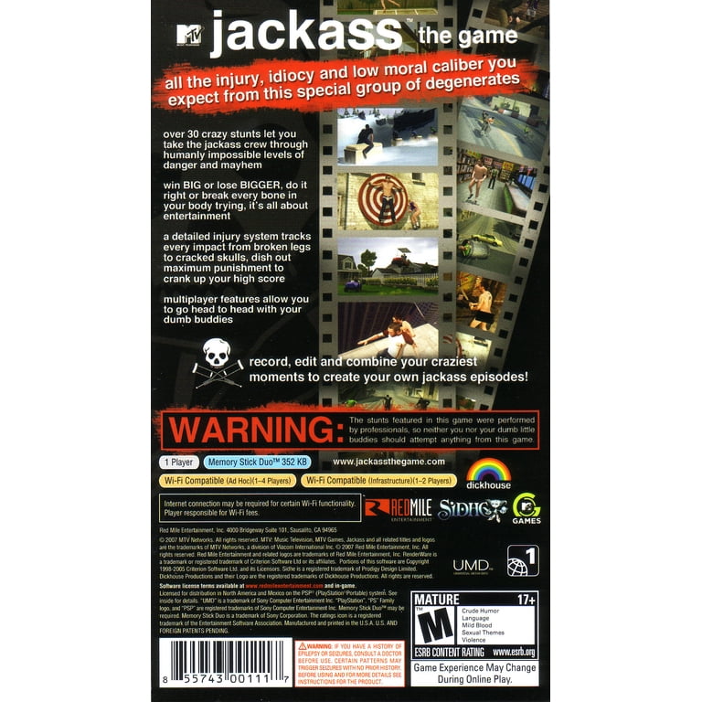 Jackass the Game PSP - Walmart.com
