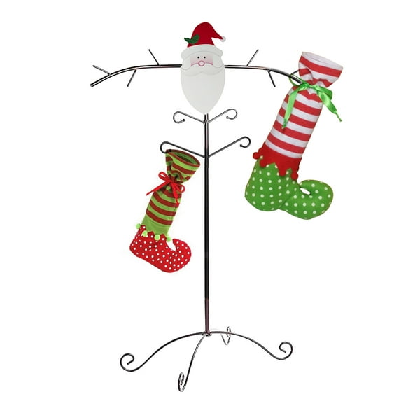 TheFound Christmas Stocking Holder Stand, Freestanding Twig-Look Hangers