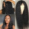 thumbnail image 6 of EWASON Wigs for Black Women,Long Roll Curly Hair Middle Score Wig Fashion Natural Wig High Temperature Wire 26.77in Long Wig For Women Daily Life,Black, 6 of 9