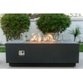 thumbnail image 6 of AMS Fireplace Creations 66" Dark Gray Sedona Fire Pit Table w/ Pullout Propane Tank Drawer, 6 of 11