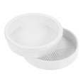 thumbnail image 1 of SKISUNO Manual Grain Mill Grinder White Plastic Wheat Milling Tool 1Set, 1 of 8