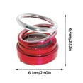 thumbnail image 2 of QAOlDH Solar Car Air Freshener Car Aromatherapy 360 Degree Rotation Fragrance Auto, 2 of 8