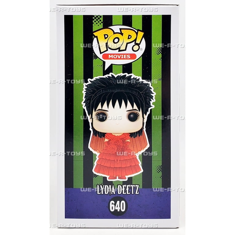 open lace back dress Beetlejuice Beetlejuice Lydia Deetz Wedding Dress Head Knocker Bobbleh   Chubzzy Wubzzy Toys & Collectibles