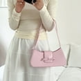 thumbnail image 7 of Yucurem Sweet Bow Shoulder Bag Y2k Purse Fashion Handbag Trendy Underarm Bag (Pink) Fashion shoulder bag (Pink), 7 of 7