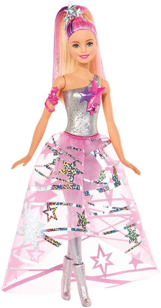 termometer besøgende Fejde Barbie Star Light Adventure Gown Doll - Walmart.com