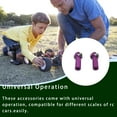 thumbnail image 4 of 2pcs Tie Rod End Component Link Joint Universal RC Car Positive Reverse Thread Ball Head Holder Upgrading Accessory Replace Part Purple, 4 of 7