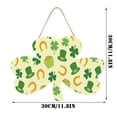 thumbnail image 3 of LSLJS St Patricks Day Décorations, Décoration Suspendue en Bois St. Patrick's pour les Fêtes, 3 of 3