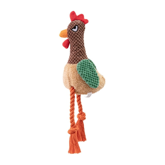Hearth & Gear Sound Rooster Interactive Tug Of War Pull Out Rope Accessory Dog Leash Dog Bike Trailer Spare Parts Accessories For Dog Sports Puppy Accessories Dog Lunging Accessories Accessories for