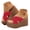 Red, variant on Mepaouo Platform Sandals for Women 2025 Slip on Wedge Slides Comfortable Espadrilles Summer Shoes