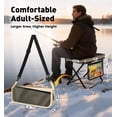 thumbnail image 4 of Taburete de camping OrbitShell plegable y portátil color caqui, paquete de 2, 4 of 8