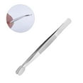 thumbnail image 3 of FONDOTIN 1Set Silver Eyelashes Makeup Tool Lightweight Eyelash Clip Tweezers with Curved Design for Easy Curling, 3 of 8