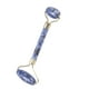 thumbnail image 3 of Rodillo de belleza de doble cabeza de Jade Artificial, herramienta de masaje antienvejecimiento para cara, ojos y cuello, 1 unidad (azul), 3 of 11