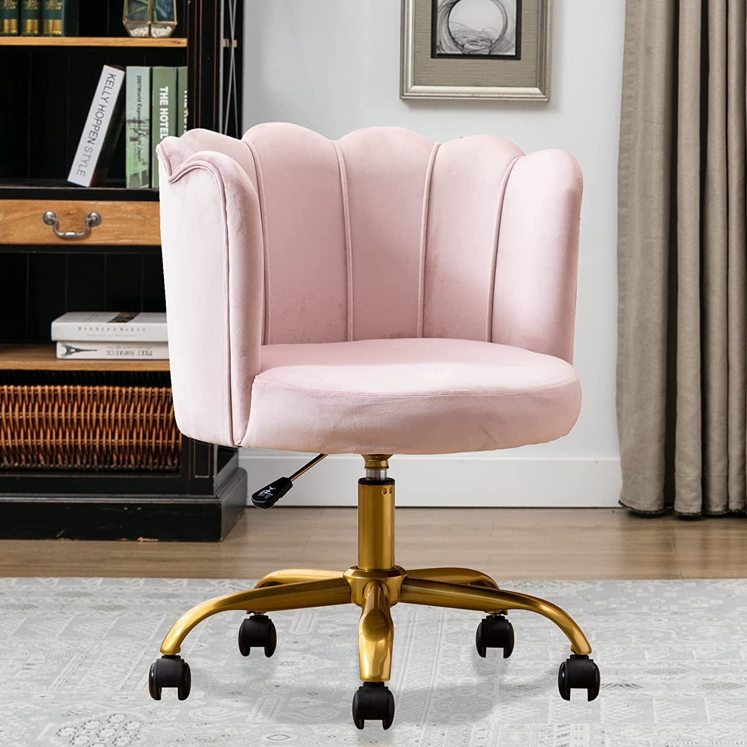 Vanity chair adjustable height deals