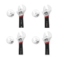 thumbnail image 2 of MAXPOWER Adjustable Wrench Set (6in, 8in, 10in, 12in), Double Dipped, 4PCS, 2 of 5