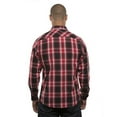 thumbnail image 2 of Burnside B8206 Men's Long-Sleeve Western Plaid Shirt, 2 of 3