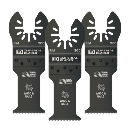 

Imperial Blades One Fit™ 1-3/8 Standard Wood & Nails Blade 3PC