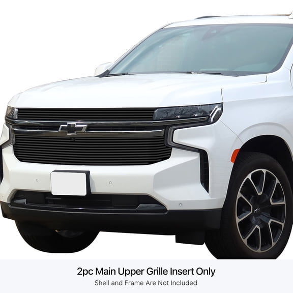 2021-2023 Chevy Tahoe LT & Premier & RST 8X6 HORIZONTAL BILLET Black Stainless Steel Billet Grille