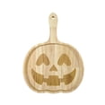 thumbnail image 2 of Pumpkin Cutting Board Halloween, Bamboo Wood Serving Tray with Pumpkin Shape Design, Halloween Charcuterie Board for Cheese Meat Fruit Dessert Party Table Decor, 2 of 8