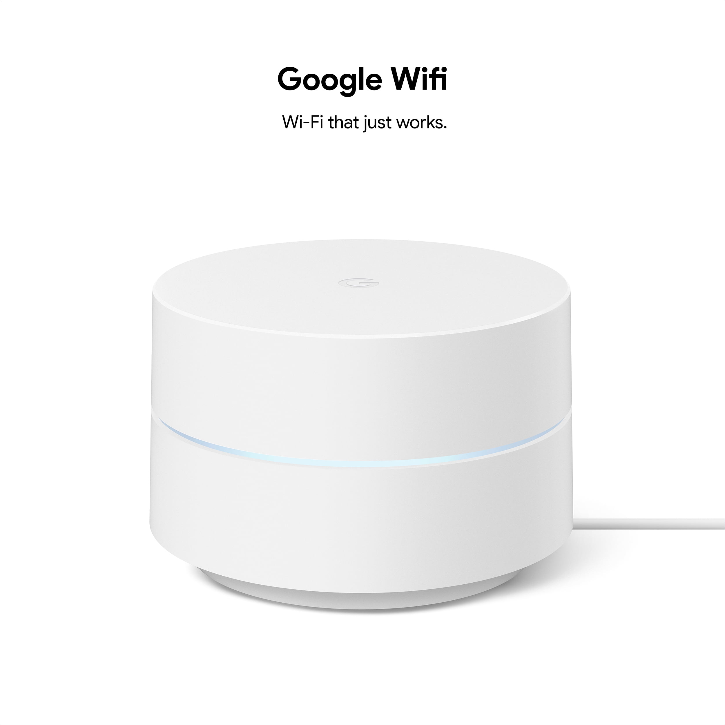bar gritar dormir Google Nest Ga02430-Us Wifi 2020 (1 Pk) Google Products Connected Home -  Snow - Walmart.com