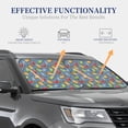 thumbnail image 4 of Lukts Fruit Ice Cream Print 2 Piece Car Sun Shade Windshield,Foldable Car Shade Front Windshield with Keeps Your Vehicle Cool-Small, 4 of 6