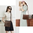 thumbnail image 5 of PU Leather Crossbody Purses for Women Multi Pocket Shoulder Bags Medium Cross Over Bag, 5 of 7