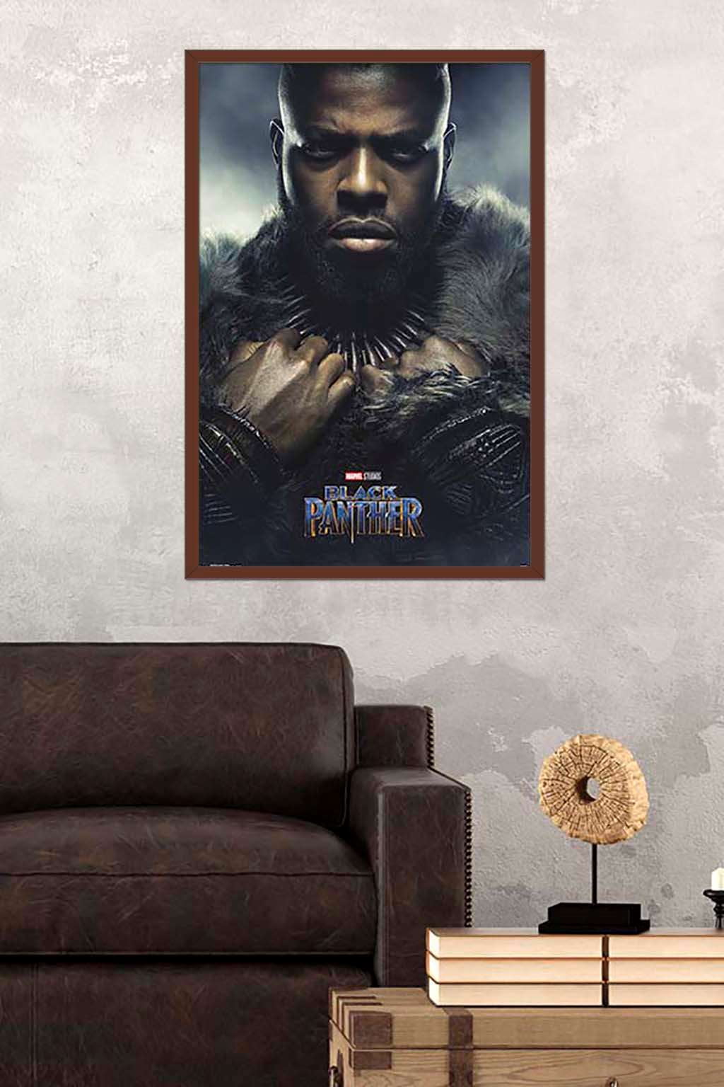 Marvel Cinematic Universe - Black Panther - M'Baku One Sheet Wall Poster, 22.375" x 34", Framed
