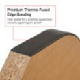 thumbnail image 2 of 18in x 60in Rectangle Premium Thermo-Fused Table 2 Book Bo x es Oak/Black/Black - Standard Ball, 2 of 2
