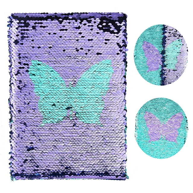 Diary Notebook Sequins Design Multi-purpose Writing Notebook Journal Notebook