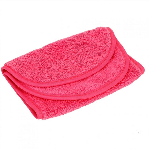 Makeup Remover Facial Cloth, 15 X 6.3inch Rose Red Microfiber Facial Cloth Polyester Fiber Soft For Remover For Makeup Cleaning