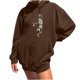 thumbnail image 1 of Sudadera estampada con capucha retro de manga larga suelta divertida vintage para mujer con mangas caídas en los hombros Pompotops gfhjh7146, 1 of 7