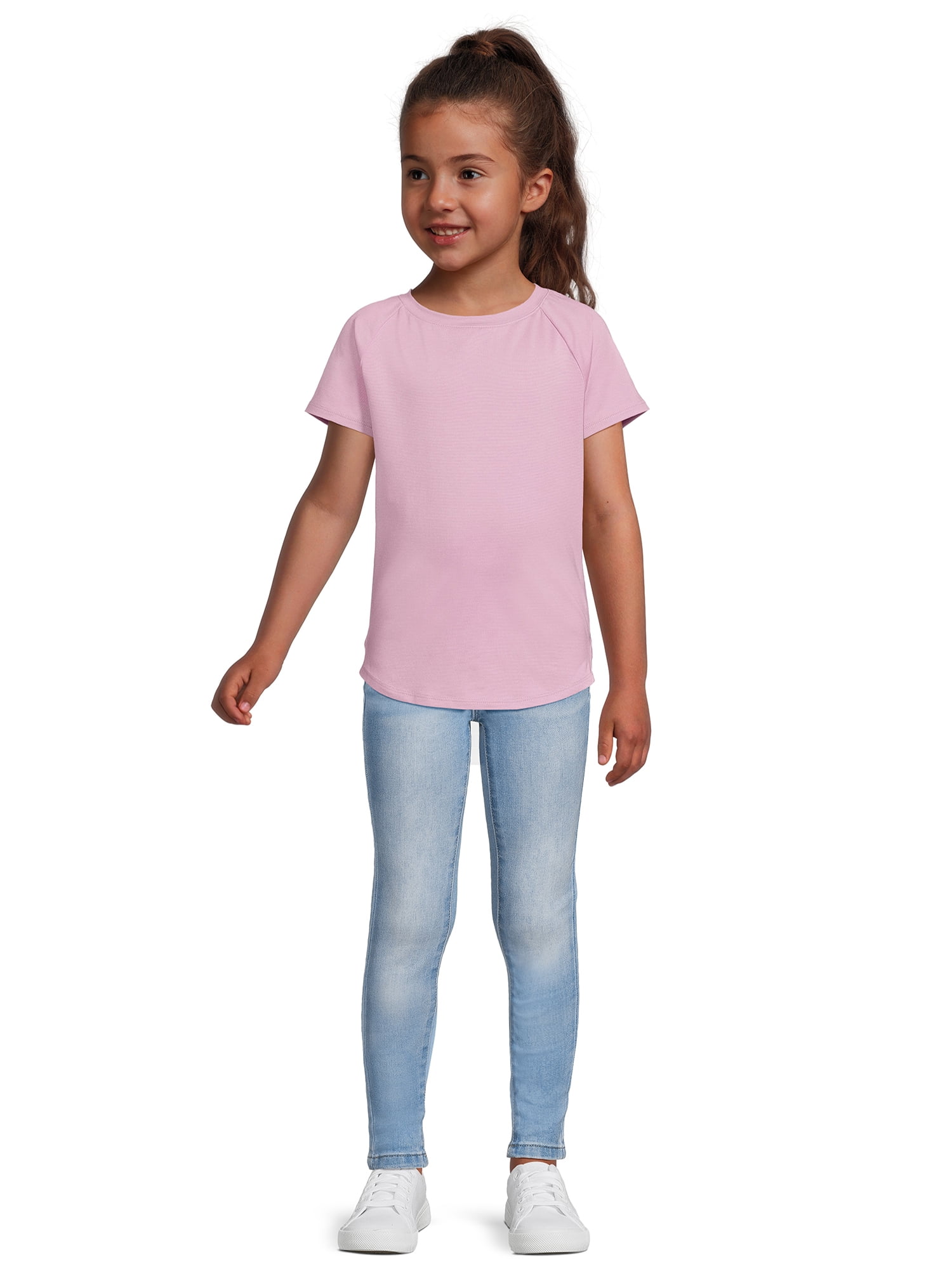 Wonder Nation Girl's Skinny Mid Rise Jeans, Sizes 4-18 & Plus