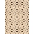 thumbnail image 1 of Ahgly Company Machine Washable Indoor Rectangle Transitional Bronze Brown Area Rugs, 2' x 3', 1 of 7