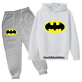 thumbnail image 2 of 2024 HOT Batman- Conjuntos de sudaderas con capucha Ropa para niños Ropa para niñas Tops Pantalones Trajes de 4 a 14 años Trajes con capucha Suéter, 2 of 5
