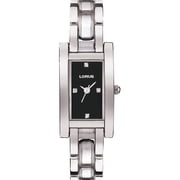 Women's Lorus Silver Tone Watch with Genuine Diamond Accents