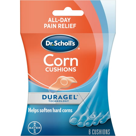 Dr. Scholl's Corn Cushions with Duragel Techology, 6 (Best Corn Treatment For Feet)