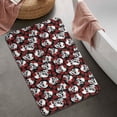 thumbnail image 2 of Black Skull Rose Pattern Bathroom Rugs Mat,Non Slip Microfiber Bathroom Rug,Rubber Backing,Soft Bathroom Mats for Bathroom Floor,Tub and Shower,20x32in(50x80cm), 2 of 5