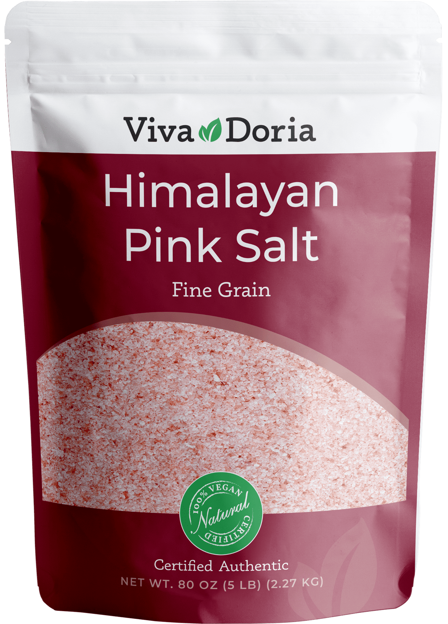 Viva Doria Himalayan Pink Salt - Fine Grain, 5 lb
