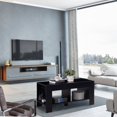 thumbnail image 3 of Costway 2-Tier Wood Coffee Table Sofa Side Table w/ Storage Shelf Living Room, 3 of 5