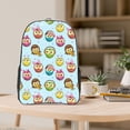thumbnail image 5 of Sikiie Cute Cartoon Owls 3 Clear Backpack, Transparent Bookbag for School for Women Men, Capacity Clear Bag for College, Travel, 5 of 7