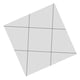 thumbnail image 1 of Billuyoard Plantilla para acolchar cuadrada, regla para acolchar, plantillas para acolchar, reglas para cortar tela, 2,5x2,5 pulgadas Type3, 1 of 1