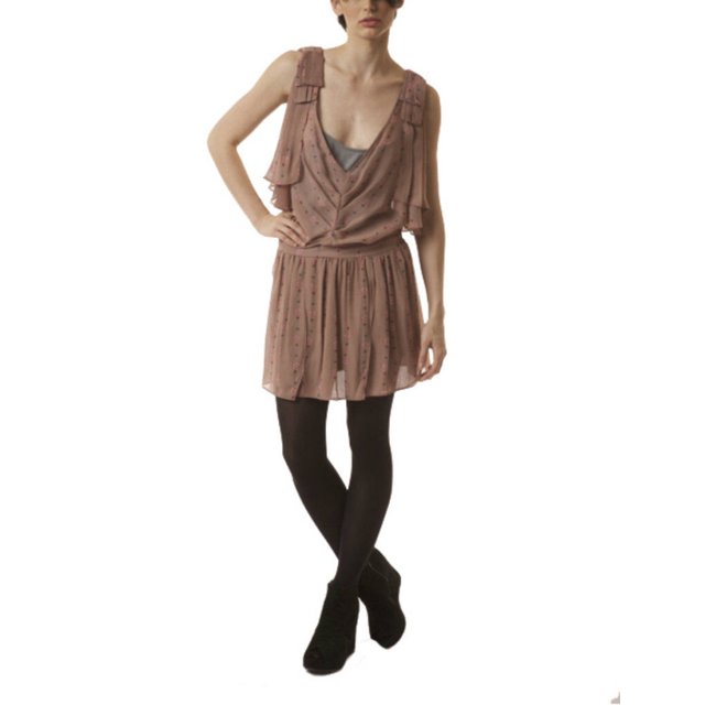 HYPE Robe Designer ELSA Doublée en Soie Dos Nageur avec Ceinture 6 $198