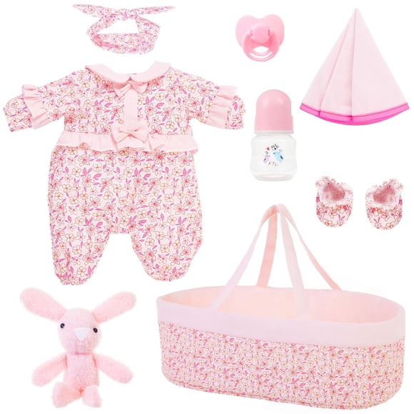 Set de accesorios de ropa para muñecas con capazo para 43 a 56 cm