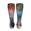 thumbnail image 6 of KLL Elephant Fireworks Celebration Print Cool Socks Men's Women's Crew Socks Funny Crazy Novelty Stockings, 6 of 8