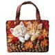 thumbnail image 2 of Uuiauoio Canvas Tote Bag Large Capacity Shoulder Bag for Women Fashion Printed Beach Shopping Work Travel Daily Use Gift Idea, 2 of 6